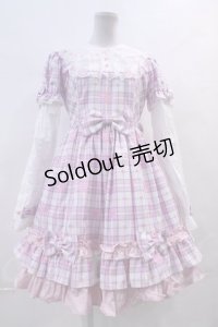 Angelic Pretty  / Sprinkle Heart Tartanワンピース I-23-08-25-010i-1-OP-AP-L-HD-ZI-R