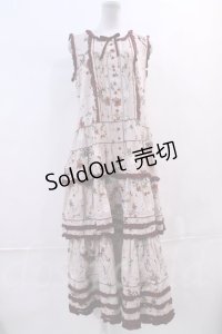 PINK HOUSE  / オフィーリアの花飾りプリントワンピース I-23-08-26-043i-1-OP-LO-L-HD-ZI-R