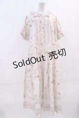 PINK HOUSE  / シュガリースイーツラビットプリントワンピース I-23-08-26-046i-1-OP-LO-L-HD-ZI-R