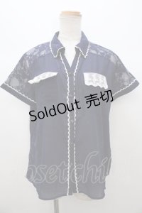 axes femme  / ブラウス Y-23-08-26-021-1-BL-AX-L-SZ-ZT191