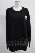NieR Clothing  / FRONT BUTTON COTTON PULLOVER H-23-08-27-1044h-1-TO-PU-P-KB-OS