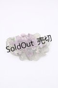 Michal Negrin  / 紫フラワー&レースバレッタ I-23-08-29-075i-1-AC-LO-L-HD-ZI