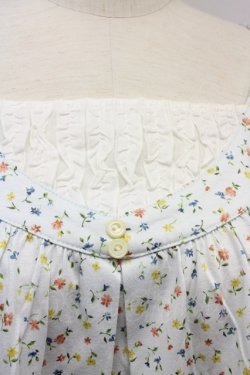 画像5: P Blue  / 小花柄チュニックトップス I-23-8-30-4061-LO-TO-HD-ZT130