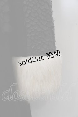画像4: h.NAOTO / Dark white fur coat O-23-08-30-038o-1-CO-HN-G-IG-OS