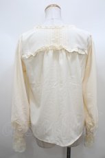 画像2: 【SALE】axes femme  / 20th/フリルブラウス Y-23-09-01-001y-1-BL-AX-L-SZ-ZT134 (2)