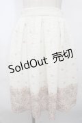 【SALE】axes femme  / お花パネル柄レーススカート Y-23-09-02-056-1-SK-AX-L-SZ-ZT351