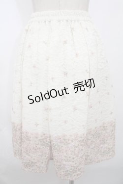 画像2: 【SALE】axes femme  / お花パネル柄レーススカート Y-23-09-02-056-1-SK-AX-L-SZ-ZT351