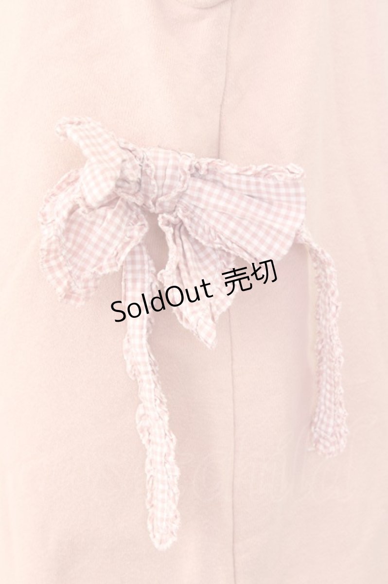画像3: 【SALE】PINK HOUSE  / ギンガムチェックロゴ&サイドリボンジャンスカ I-23-09-04-4040-1-OP-LO-L-HD-ZT025 (3)