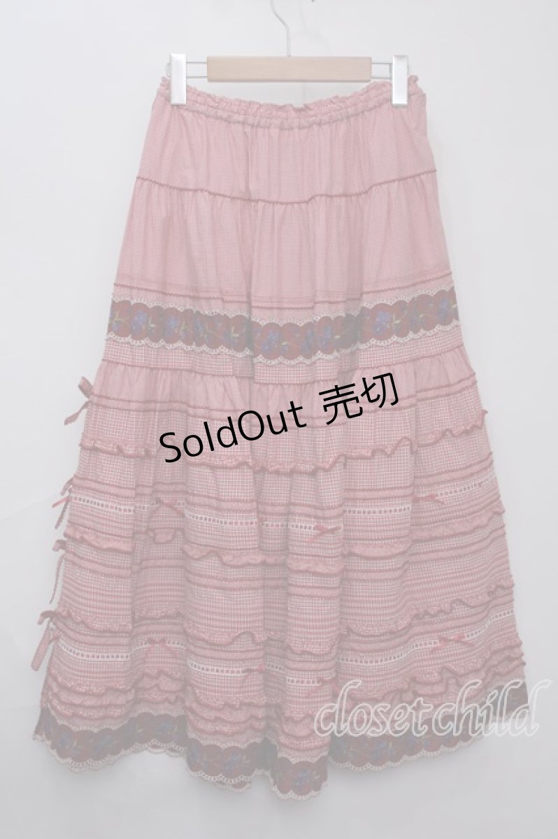 画像2: PINK HOUSE  / バイオレットレース使いスカート S-23-09-04-072s-1-SK-LO-L-AS-ZS-R (2)