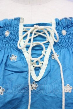 画像3: GOTHPUNKその他(買取対象外)  / 裾刺繍スカラップ半袖トップス I-23-09-05-4007-1-TO-GO-G-HD-ZT031