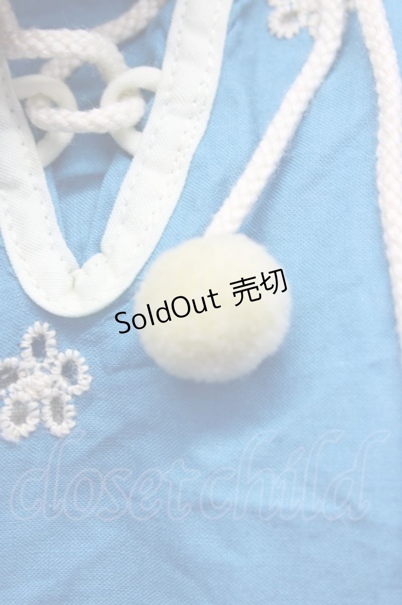画像4: 【SALE】GOTHPUNKその他(買取対象外)  / 裾刺繍スカラップ半袖トップス I-23-09-05-4007-1-TO-GO-G-HD-ZT031 (4)