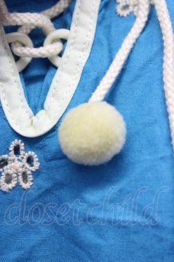 画像4: GOTHPUNKその他(買取対象外)  / 裾刺繍スカラップ半袖トップス I-23-09-05-4007-1-TO-GO-G-HD-ZT031