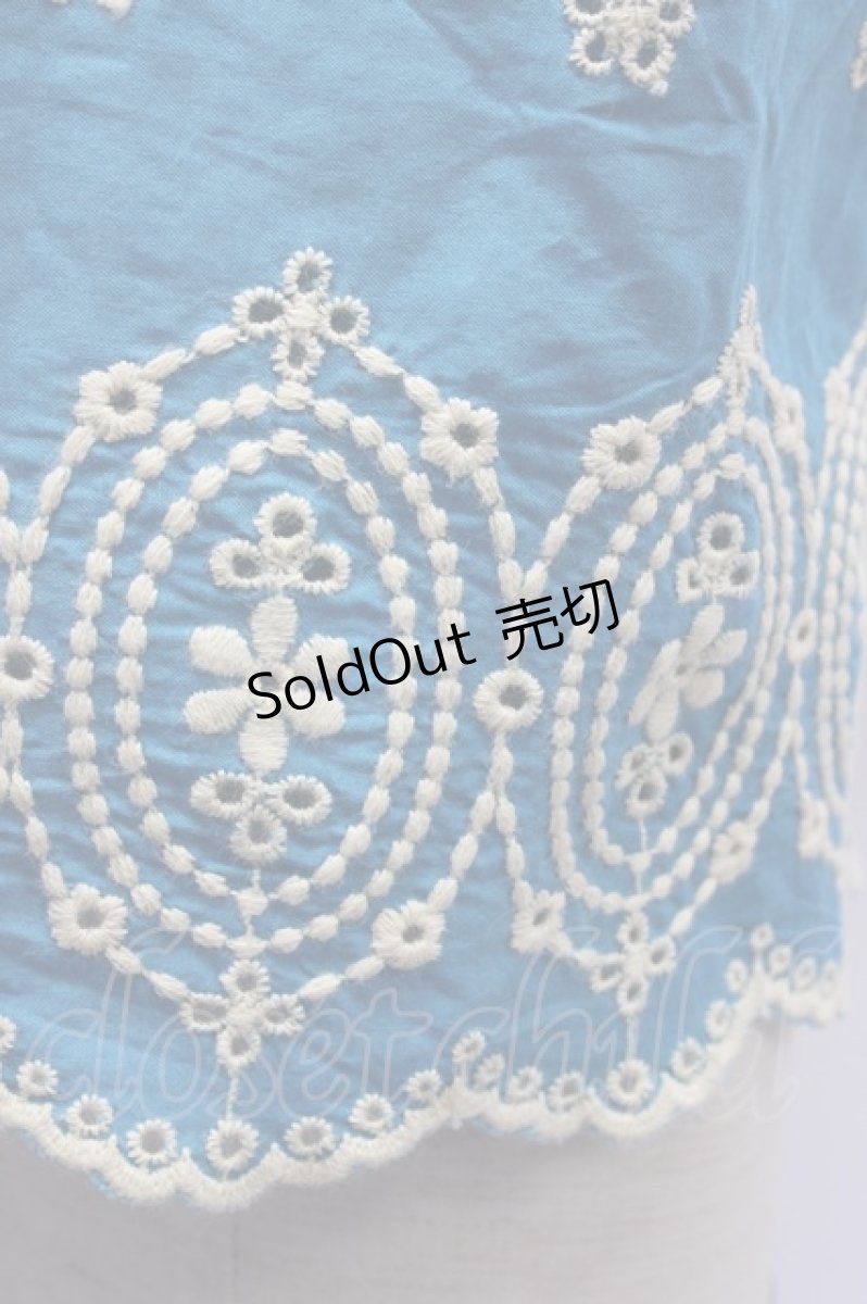 画像5: 【SALE】GOTHPUNKその他(買取対象外)  / 裾刺繍スカラップ半袖トップス I-23-09-05-4007-1-TO-GO-G-HD-ZT031 (5)