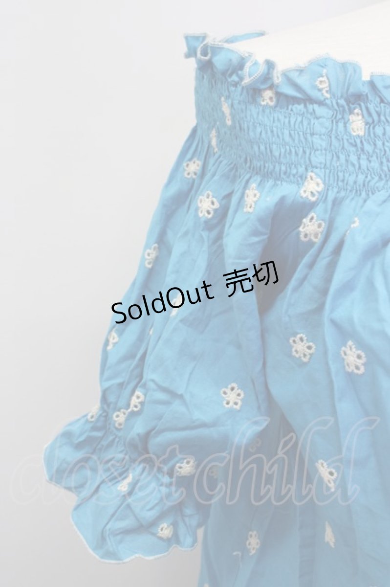 画像6: 【SALE】GOTHPUNKその他(買取対象外)  / 裾刺繍スカラップ半袖トップス I-23-09-05-4007-1-TO-GO-G-HD-ZT031 (6)