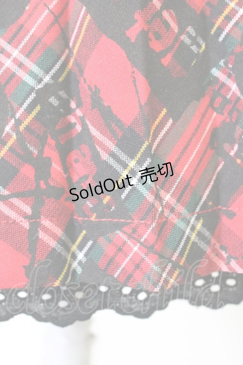 画像5: 【SALE】LOLITAその他(お買取対象外)  / 英字PTプリーツチェーン付きスカート I-23-09-05-4035-1-SK-LO-L-HD-ZT199 (5)