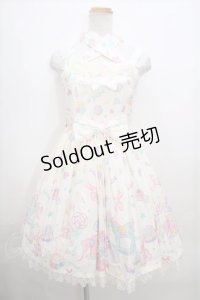 Angelic Pretty  / TOY PARADE胸スカラップジャンパースカート Y-23-09-05-067y-1-OP-AP-L-SZ-ZY-R