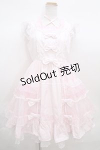 Angelic Pretty  / Candyストライプリボンワンピース Y-23-09-05-073y-1-OP-AP-L-SZ-ZY-R