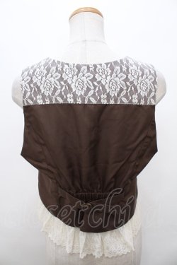 画像2: axes femme  / レース取外ナポレオンベスト Y-23-09-08-040y-1-TO-AX-L-SZ-ZT019
