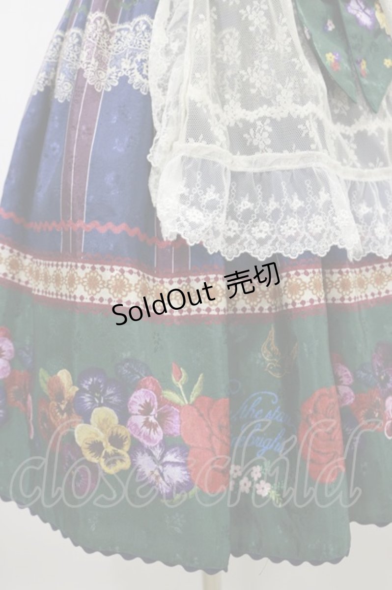 画像5: BABY,THE STARS SHINE BRIGHT  / Polonaise Brillante〜乙女の思想〜柄エプロンジャンパースカート H-23-09-09-087h-1-OP-BA-L-NS-ZH (5)