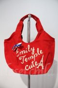 Emily Temple cute  / トリコロールリボン付きロゴバッグ I-23-9-13-96-ET-BG-HD-ZI