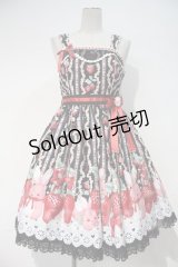 Angelic Pretty  / Little Bunny Strawberryジャンパースカート I-23-09-13-016i-1-OP-AP-L-HD-ZI-R