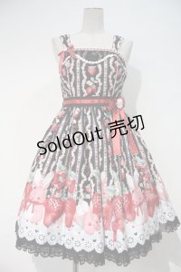 Angelic Pretty  / Little Bunny Strawberryジャンパースカート I-23-09-13-016i-1-OP-AP-L-HD-ZI-R