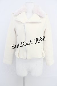Emily Temple cute  / ファー付きライダースジャケット I-23-09-15-4037i-1-JA-ET-L-HD-ZT-C050