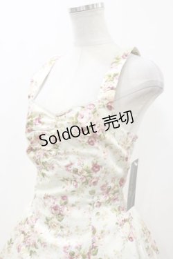 画像4: Victorian maiden  / ロココブーケホルターネックドレス H-23-09-17-098h-1-OP-CL-L-NS-ZH-R