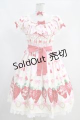 Angelic Pretty  / Melty Berry Princessワンピース H-23-09-23-049h-1-OP-AP-L-NS-ZH-R