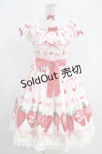 Angelic Pretty  / Melty Berry Princessワンピース H-23-09-23-049h-1-OP-AP-L-NS-ZH-R
