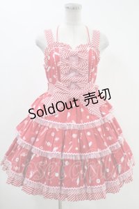 Angelic Pretty  / MIRACLE CANDY 3段フリルジャンパースカート H-23-09-24-004h-1-OP-AP-L-NS-ZH