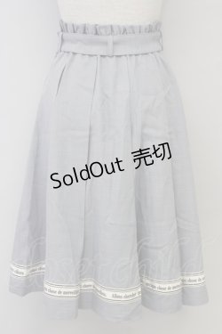 画像2: 【SALE】F i.n.t  / 裾ロゴテープ使いタックスカート Y-23-09-24-4042-1-SK-LO-L-SZ-ZT016