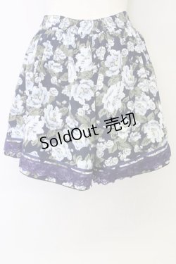 画像2: 【SALE】axes femme  / 花柄フレアキュロット Y-23-09-24-4045-1-PA-AX-L-SZ-ZT016