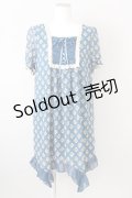 axes femme  / 花柄×ドットシフォンワンピース Y-23-09-25-4023-1-OP-AX-L-SZ-ZT082