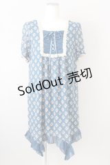 axes femme  / 花柄×ドットシフォンワンピース Y-23-09-25-4023-1-OP-AX-L-SZ-ZT082