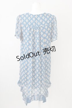 画像2: axes femme  / 花柄×ドットシフォンワンピース Y-23-09-25-4023-1-OP-AX-L-SZ-ZT082