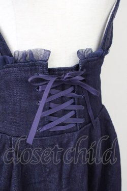 画像3: axes femme POETIQUE  / レースアップデニムジャンスカ Y-23-09-25-4031-1-OP-AX-L-SZ-ZT207