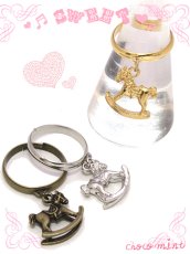 画像1: 【新品】木馬リング（ring）シルバー RG_054_B37【通信販売専用商品】 (1)