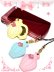 画像1: 【新品】パフュームミラーストラップ　イエロー（strap） ZA_042_B129 (1)