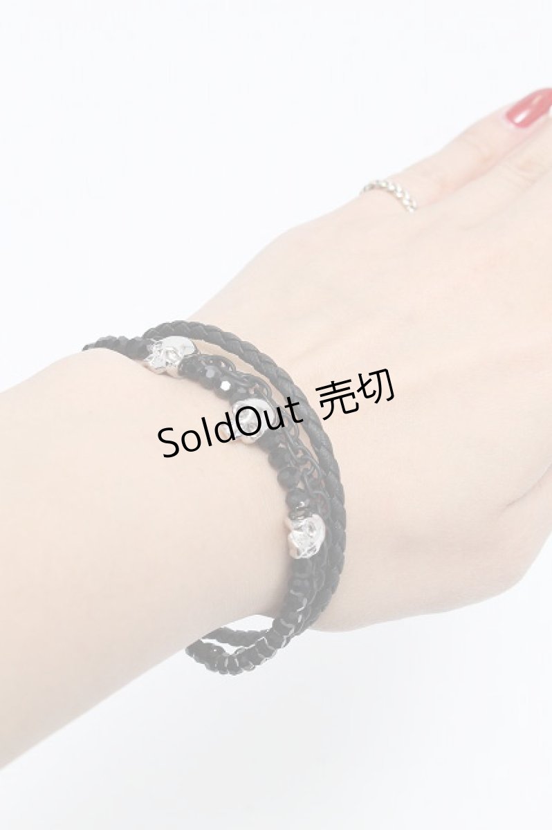 画像3: 【新品】 ドクロオニキスブレスレット BR_010_B130【通信販売専用商品】 (3)