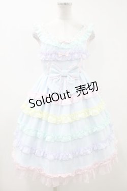 画像1: Angelic Pretty  / しゃぼん玉ジャンパースカート H-23-10-04-1013-NS-ZH