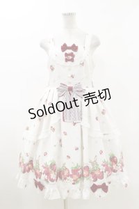 metamorphose  / ストロベリーガーデンフリルジャンパースカート H-23-10-11-094-KB-ZH