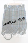 【SALE】Jane Marple / タータンのサスペンダー付スカート O-23-09-16-070-IG-ZT118