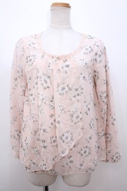 画像1: axes femme / TS花柄シフォントップス Y-23-09-20-114-SZ-ZI