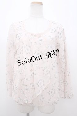 画像1: axes femme / TS花柄シフォントップス Y-23-09-20-114-SZ-ZI