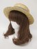 画像1: 【新品】ストライプ麦わらHAT HA_183_B131 (1)