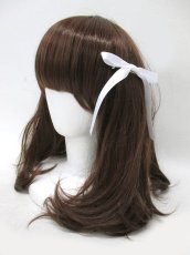 画像3: 【新品】リボンバレッタ（白） HA_187_B112【通信販売専用商品】 (3)