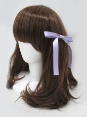 画像3: 【新品】リボンバレッタ（ラベンダー） HA_189_B112【通信販売専用商品】 (3)