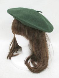 【新品】 シンプルベレー帽(グリーン) HA_54_B129【通信販売専用商品】