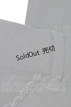 画像3: axes femme / 裾レースストレッチパンツ  黒 Y-25-06-24-042-AX-PA-SZ-ZT338